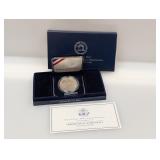 2002 90% Silv PF Military Academy Comm $1 Dollar