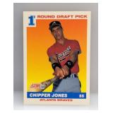 1991 Score 1st Round DP Chipper Jones RC #671