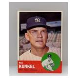 1963 Topps Bill Kunkel Yankees Hi # Series C/E