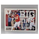 2017 Score Patrick Mahomes Rookie Big Man #6