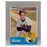1963 Topps #513 Gary Geiger Red SoxHi # Series C