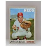 1970 Topps Johnny Bench HOFï¿½TUFF HN 660 Indents