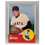 1963 Topps Mike Duffalo Giants Hi # Series C/E