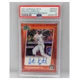 2021 Optic Kjerstad Prospect Auto Red Mojo PSA 10