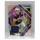 2025 Drake Maye Prizm Premier Jersey Silver Prizm