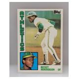 1983 Topps Rickey Henderson #230 Edges