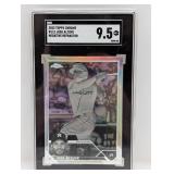 Jose Altuve Negative Ref 2023 Topps Chrome SGC 9.5