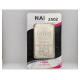 1oz .999 Silv Nadir Metal Art Bar