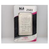 1oz .999 Silv Nadir Metal Art Bar