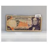 1985 Venezuela 50 Bolivares