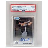 2010 Bowman Chrome Prosp Arenado Auto PSA 9