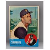 1963 Topps #540 Roberto Clemente HOF Hi # C/E