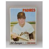 1970 Topps Ed Spiezio TUFF 7TH SERIES HN 718