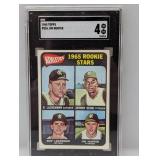 1965 Topps #526 Jim Hunter (RC) HOF SGC 4