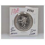 1968 72% Silv Mexico 25 Peso