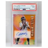 2024 Stroud Topps Chrome Orange Ref Auto /25 PSA 9