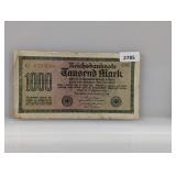 Germany Thousand Mark Note