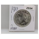1923 90% Silv Peace $1 Dollar