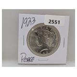 1923 90% Silv Peace $1 Dollar