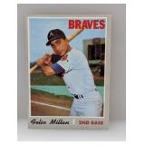 1970 Topps Felix Milan HN 710 Creases/Surface