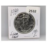 1989 1oz .999 Silv Eagle $1 Dollar