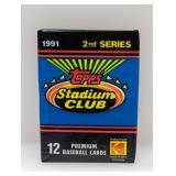 1991 Topps Stadium Club 2nd Series Sealed Pack
