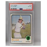 1973 Topps Al Oliver Lifetime .300 Hitter PSA 6