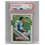 1989 Topps Traded Barry Sanders PSA 9