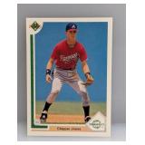 1991 Upper Deck Top Prospect Chipper Jones RC #55