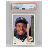 1989 Upper Deck Ken Griffey Jr Star Rookie 1 PSA 8
