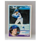 1983 Topps #83 Ryne Sandberg HOF Cubs