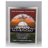 2025 Leaf Baseball Nation Proof Pack 1/1 Pack