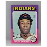 1975 Topps Frank Robinson 580 Indents