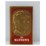 1965 Topps Embossed #26 Eddie Mathews HOF Braves