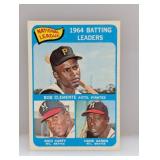 1965 Topps #2 Batting Lders Clemente/Aaron HOF S