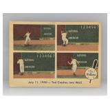 1959 Fleer Baseball #40 (Ted Williams) HOF Red Sox