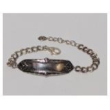 8-9" .925 Silpada Engravable Bracelet 16.4g