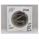 1987 90% Silv US Constitution $1 Dollar