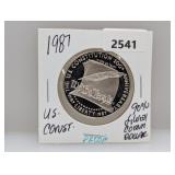 1987 90% Silv PF US Constitution $1 Dollar