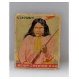 1933 Goudey Gum GERONIMO-APACHE WAR CHIEF DMG