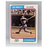 1974 Topps Ron Cey 315 Stain