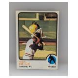 1973 Topps #430 Vida Blue HOF Surface/Edges/Stain