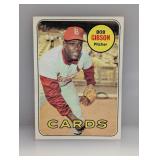 1969 Topps #200 Bob Gibson Surface