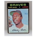 1971 Topps #400 Hank Aaron HOF Braves Surface