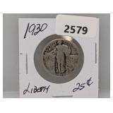 1930 90% Silv Liberty Quarter