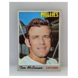 1970 TOPPS Tim McCarver HOF 90 Indent/Stain