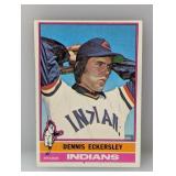 1976 Topps Dennis Eckersley 98 Surface/Crease