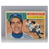 1956 Topps #113 Phil Rizzuto HOF Yankees Creases