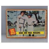 1962 Topps Babe & Mgr. Huggins #137 Corners/Stain