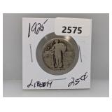 1925 90% Silv Liberty Quarter